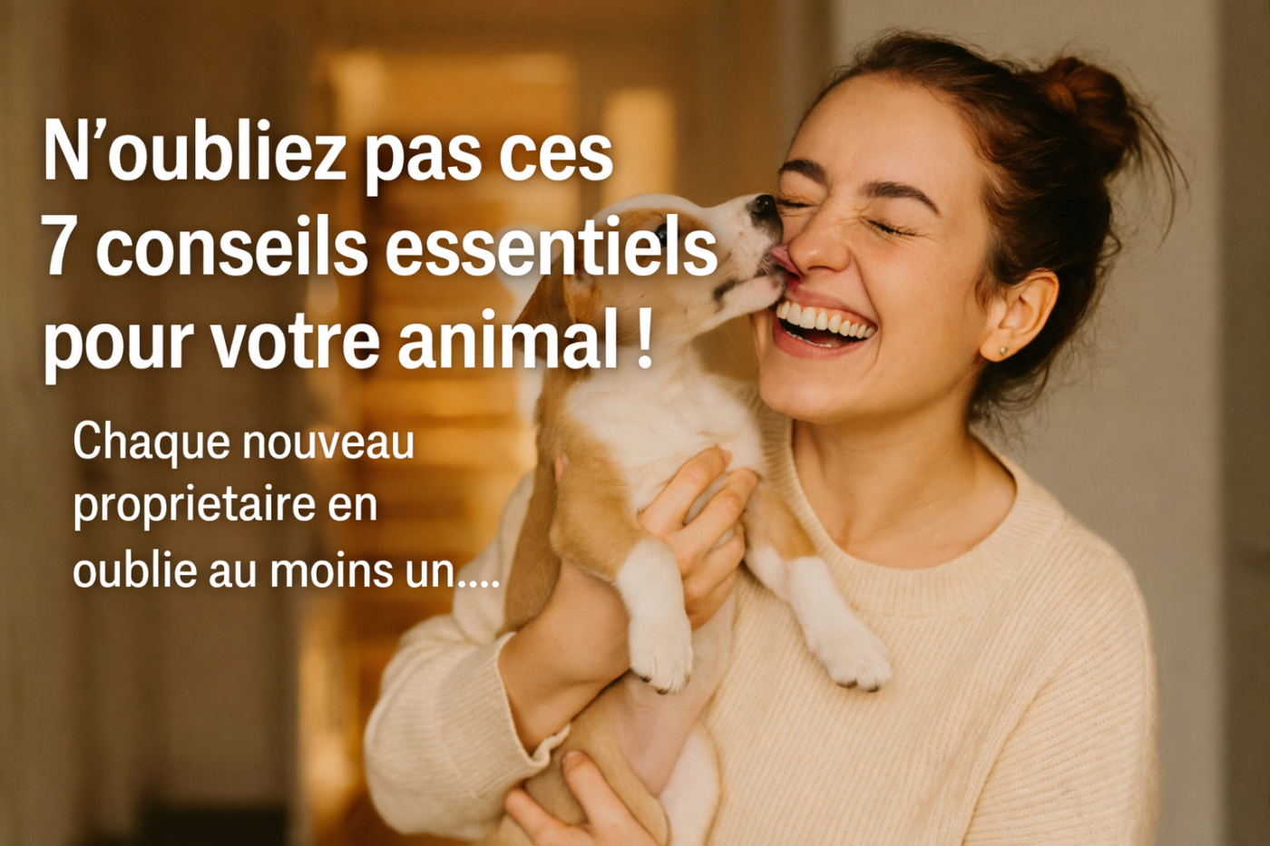 Vous accueillez un nouvel animal à la maison ?